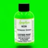 צבע לנעלים פלורסנטי  Angelus Neon Paint 119ML - angelus-neon-amazon-green