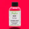 צבע לנעלים פלורסנטי  Angelus Neon Paint 119ML - angelus-neon-rio-red