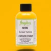 צבע לנעלים פלורסנטי  Angelus Neon Paint 119ML - angelus-neon-sunset-yellow