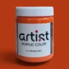אקריליק ארטיסט 300מל - orang-red-313